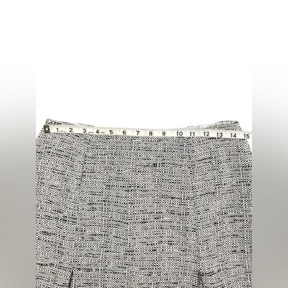 Petite Sophisticate Gray A-Line Box Pleat Skirt - Size 8 - Picture 7 of 7